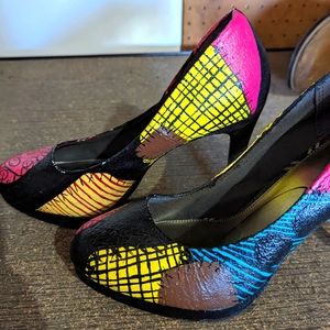Hand painted Sally Pumps